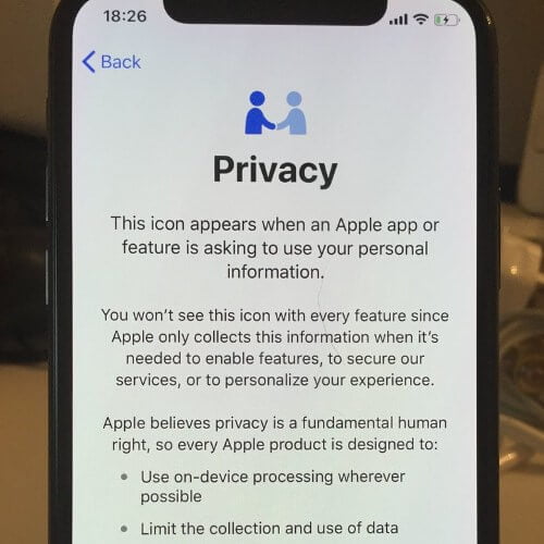 FUTURE WITH APPLE’S NEW FEATURE FOR IOS11.3: UNDERSTANDING WHAT PRIVACY ICON IS?